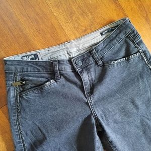 William Rast | Skinny Jeans | Faux Leather Details